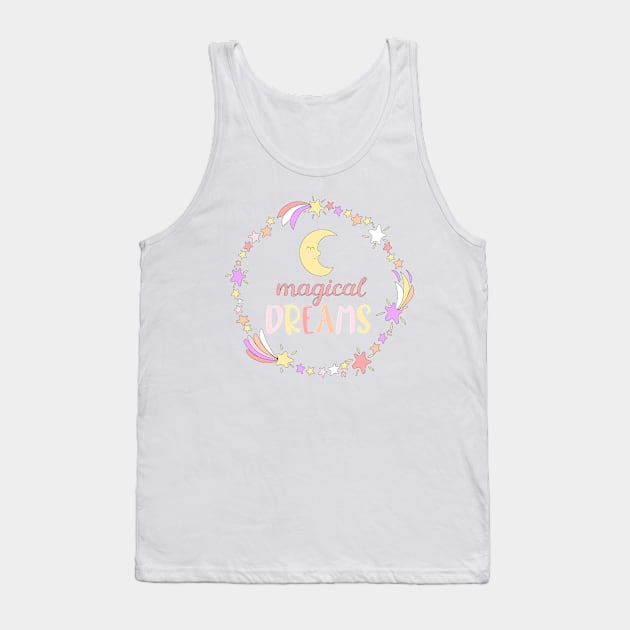 Cute Stars Magic Dreams Tank Top by CuteDesigns